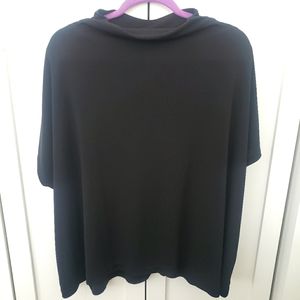 Mock-Neck Loose Fitting Top